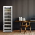 thumbnail image 2 of Lanbo 24 Inch 153 Bottle Wine Cooler Seamless Stainless Steel Door, 2 of 9