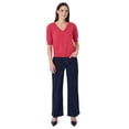 thumbnail image 4 of Sam Edelman Women's Pintuck Wide Leg Jean, 4 of 9