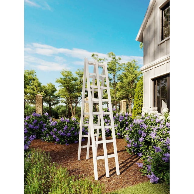 Vita Classic Vinyl 68" Ladder Trellis