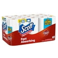 thumbnail image 3 of Scott Fast Absorbing Choose-A-Sheet 1-Ply Paper Towels 15 rolls, 108 sheets/roll, 3 of 5