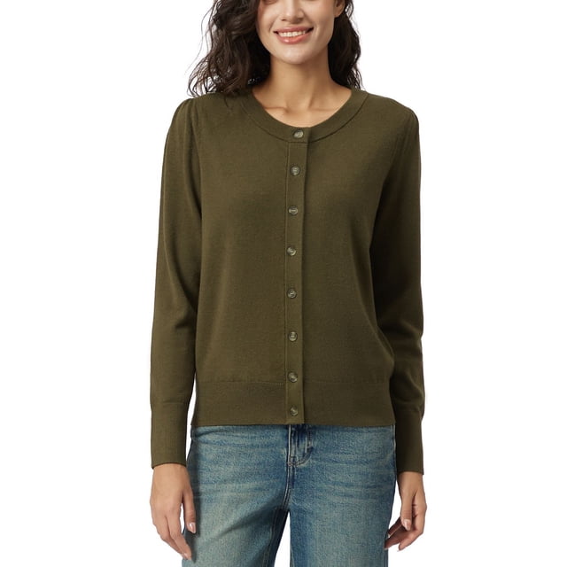 Frye Women's Button Front Cardigan