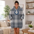 thumbnail image 4 of Pegasus Sports Indianapolis Colts Wearable Sherpa Throw, 4 of 7