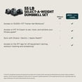 thumbnail image 8 of NordicTrack 55 lb. Select-A-Weight Dumbbell Set, 8 of 10