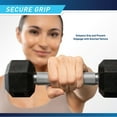thumbnail image 4 of Marcy 150 lb. Rubber Hex Dumbbell Set with Rack, 4 of 10