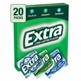 thumbnail image 1 of Extra Mint Sugar Free Chewing Gum, Variety Pack, 15 pcs., 20 pk., 1 of 8