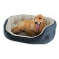 thumbnail image 1 of Canine Creations Cozy Oval Round Cuddler Pet Bed, Choose Size & Color, 1 of 8