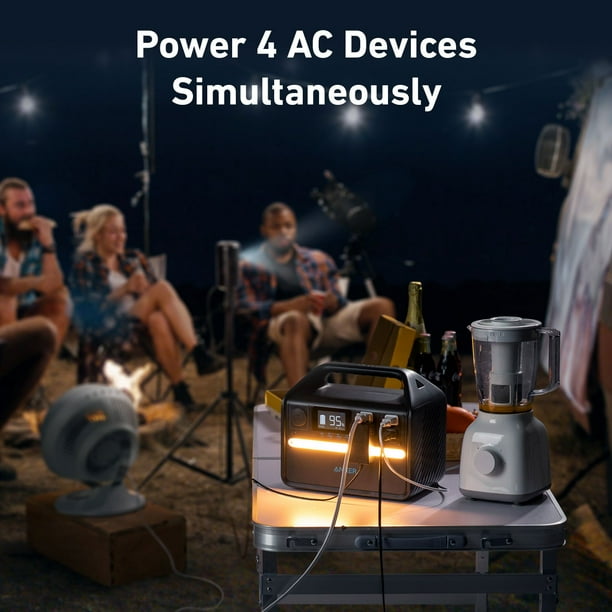 500 Watt Anker SOLIX 536 Portable Power Station with 100 Watts