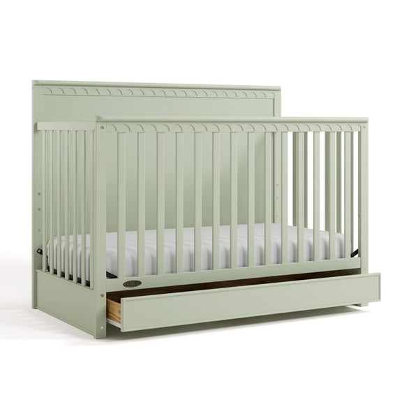 Graco Sasha 5-in-1 Convertible Crib with Drawer, Choose Color