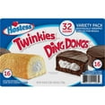 thumbnail image 1 of Hostess Twinkies & Ding Dongs Variety Pack Snack Cakes, 32 pk., 1 of 10