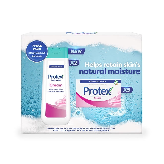 Protex Cream 5 Piece Set & Body Wash, 20 oz., 2 pk.