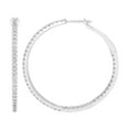 thumbnail image 3 of 1.00 CT. T.W. Inside Out Diamond Hoop Earrings in 14K Gold, 3 of 4