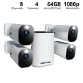 thumbnail image 2 of Night Owl 2K 4MP Wireless Wi-Fi Security Hub System with 4 Cameras and 64GB Local Storage, 2 of 7
