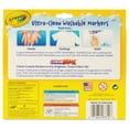 thumbnail image 5 of Crayola Washable Markers, Broad Point, Classic Colors, 12 Set, 5 of 5