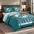 thumbnail image 4 of Logo Brands Miami Dolphins Bed-In-A-Bag Set, 4 of 4