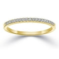 thumbnail image 2 of Round Cut Diamond Band in 14K Gold, 2 of 5