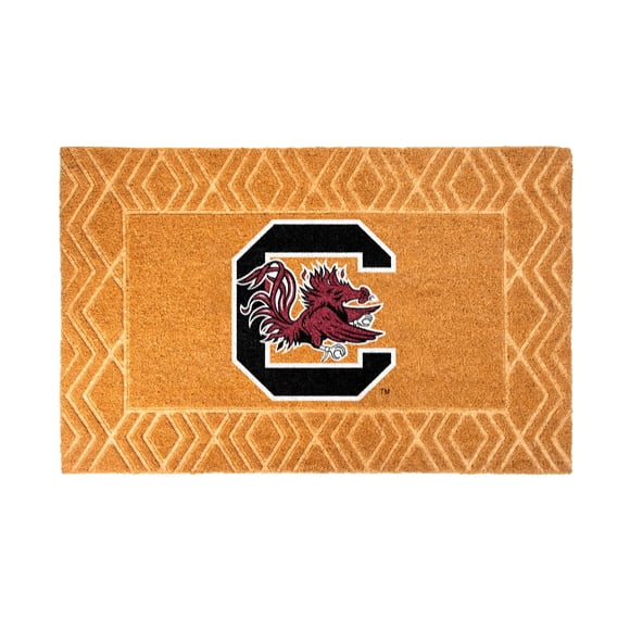 Logo Brands South Carolina Gamecocks Coir Outdoor Mat
