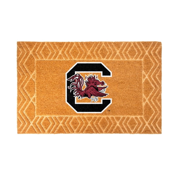 Logo Brands South Carolina Gamecocks Coir Outdoor Mat