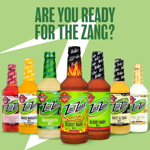 Zing Zang Blazing Bloody Mary Mix 32 fl. oz. bottle, 6 pk