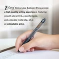 thumbnail image 5 of Zebra - Z-Grip Retractable Ballpoint Pen, Black Ink, Medium -  24/Pack, 5 of 6