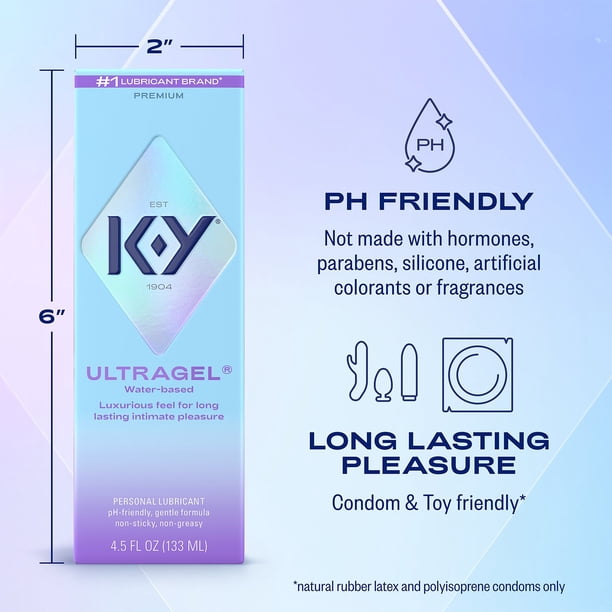 k-y ultragel personal lubricant reviews K-Y UltraGel Sex Gel Lube, Premium Water Based Liquid Personal Lubricant,  1.5 oz, 2 Pack
