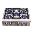 thumbnail image 4 of FORNO Spezia Pro Style Gas Range Top with Cast Iron Grates, 4 of 8
