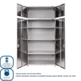 thumbnail image 6 of Seville Classics UltraHD 8-Piece Steel Garage Cabinet Storage Set With Rolling Workbench, 14 Feet Wide, 6 of 22