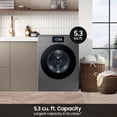 thumbnail image 7 of Samsung 5.3 cu. ft. Bespoke AI Ultra Capacity Front Load Washer, 7 of 9