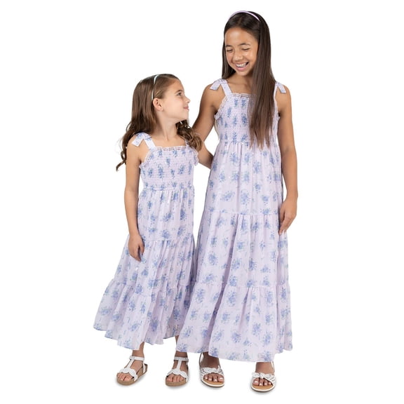 Rare Editions Girls Chiffon Maxi Dress