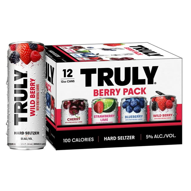 Truly Berry Hard Seltzer Variety Pack, 12 fl. oz. can, 12 pk.