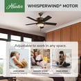 thumbnail image 6 of Hunter 52" Italian Countryside P.A. Cocoa Ceiling Fan with LED Light Kit and Pull Chain, 6 of 12