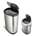thumbnail image 4 of Nine Stars Sensor Trash Cans, Stainless Steel  13.2 gal./3.2 gal., 4 of 6