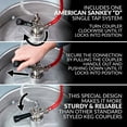 thumbnail image 5 of HomeCraft 4.9 Cu. Ft. Full Size Kegorator Draft Beer Dispenser, Black Stainless Steel, 5 of 7