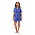 thumbnail image 1 of Member's Mark Women's Americana Notch Collar Short Sleeve and Short Pajama Set, 1 of 11