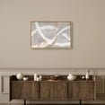 thumbnail image 3 of Spirals in Silver Minimal Canvas Print by Oliver Gal Prints, 3 of 4