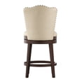 thumbnail image 8 of HH2 Home Edenwood Wood Counter Height or Bar Height Swivel Stool, 8 of 10