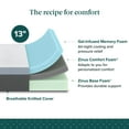 thumbnail image 4 of Zinus Night Therapy 13" Medium-Plush Gel-Infused Memory Foam Mattress, 4 of 10