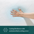 thumbnail image 8 of Zinus Night Therapy Medium 12” Memory Foam Mattress with Antimicrobial Cooling Cover, 8 of 10