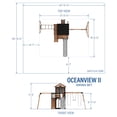 thumbnail image 13 of Backyard Discovery Oceanview II Cedar Wood Swing Set, 13 of 15