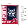 thumbnail image 3 of Logo Brands Arizona Wildcats 60"x70" Super Plush Blanket, 3 of 6
