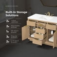 thumbnail image 5 of OVE Decors Xander Vanity with Engineered Marble Vanity Top and Rectangular Undermount Sink - Assorted Colors and Sizes Available, 5 of 12