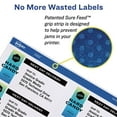 thumbnail image 2 of Avery® White Shipping Labels-Bulk Packs, Inkjet/Laser Printers, 250 Sheets/Box, 2 of 6
