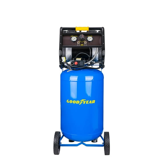 Goodyear 20 Gallon 165 PSI Oil Free Portable Vertical Electric Air Compressor