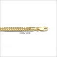 thumbnail image 3 of Diamond Cut Franco Chain Bracelet in 14K Gold, 3 of 4