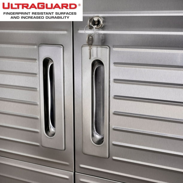 Seville Classics UltraHD 2 Piece Rolling Steel Garage Storage