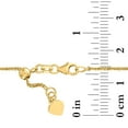thumbnail image 4 of Diamond Cut Wheat Chain Necklace in 14K Gold, 4 of 5