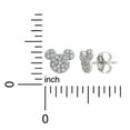 thumbnail image 4 of Disney Diamond Earrings in 14K White Gold, 4 of 5