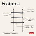 thumbnail image 5 of Keter 40" Heavy Duty Vertical Storage Shed 3 Shelf Kit, 5 of 14