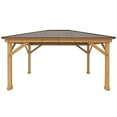 thumbnail image 3 of Yardistry All-Cedar Meridian Gazebo with Aluminum Roof, Choose Size, 3 of 9