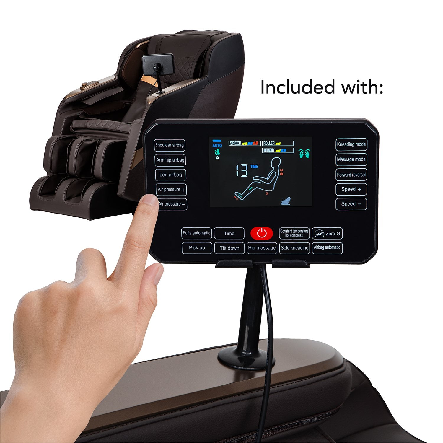 Titan H7 Premium Zero Gravity Massage Chair with Heated Rollers