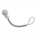 thumbnail image 2 of Tiny Teethers Designs, Signature Silicone Baby Beaded Pacifier Clip Teether, Marble and Rose, 2 pk., 2 of 7